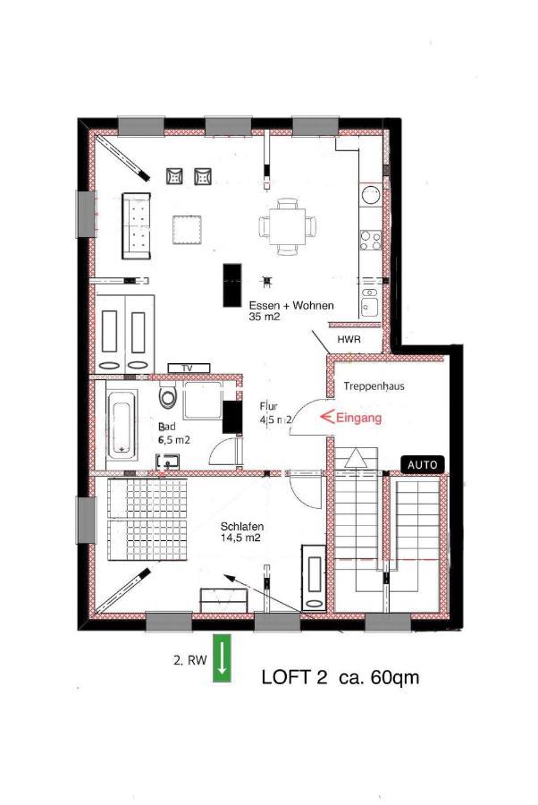 Ferienwohnung Loft 2 ฟาเรล ภายนอก รูปภาพ